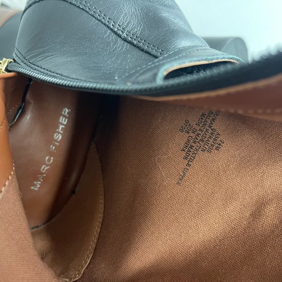 NWOT Marc Fisher Medium Calf Leather Tall Shaft Boots - Picture 3 of 9